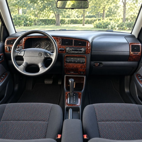 Volkswagen Jetta 1994-1998 cambio manuale kit rivestimento cruscotto e interni 3D 18 pezzi