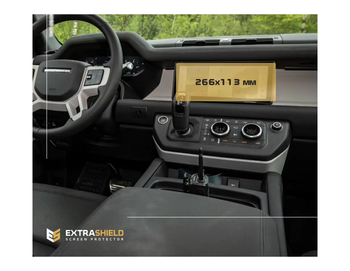 Lamborghini Urus 2017 - Present Multimedia + Climate-Control 10,1-8,6" Vetro Protettivo HD trasparente di navigazione Protezione