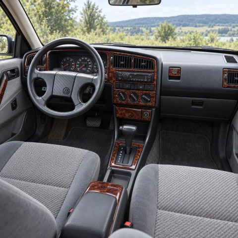 Volkswagen Passat 1995-1997 cambio automatico kit rivestimento cruscotto e interni 3D 11 pezzi