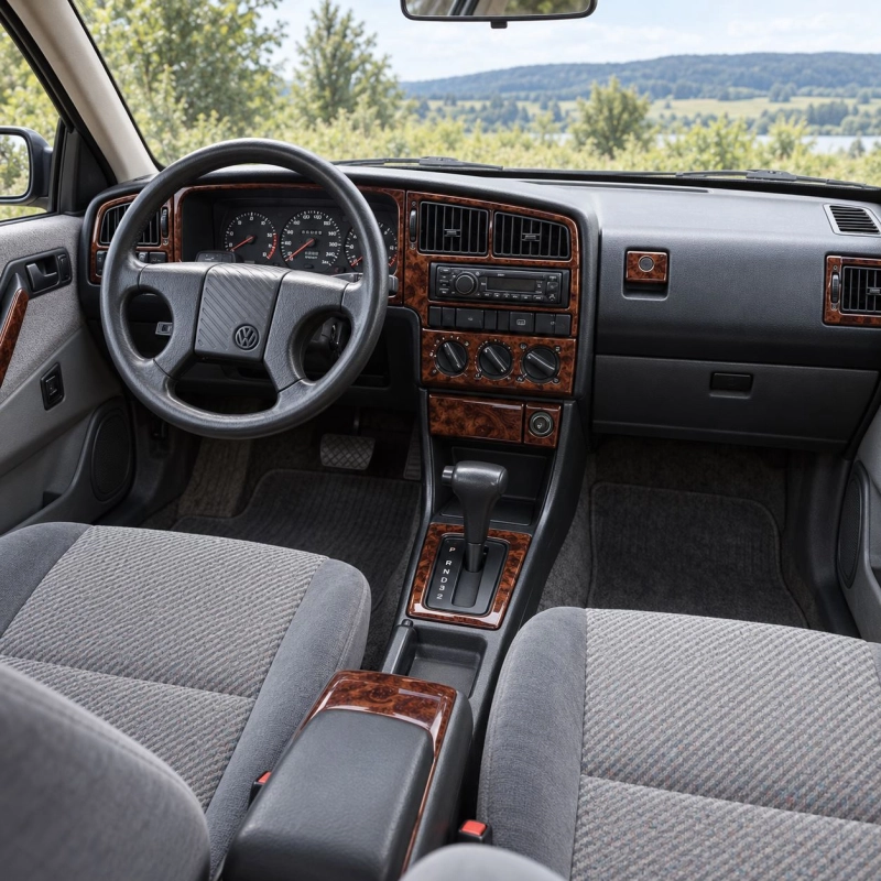 Volkswagen Passat 1995-1997 cambio automatico kit rivestimento cruscotto e interni 3D 11 pezzi