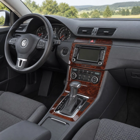 Volkswagen Passat 2006-2009 cambio manuale AC Controls; Basic Set kit rivestimento cruscotto e interni 3D
