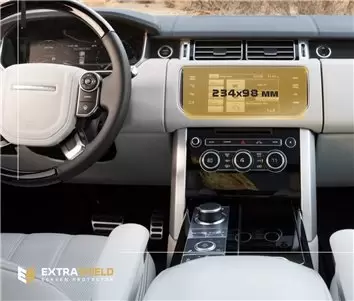 Land Rover Freelander (L359) 2012-2014 Multimedia 8" Vetro Protettivo HD trasparente di navigazione Protezione