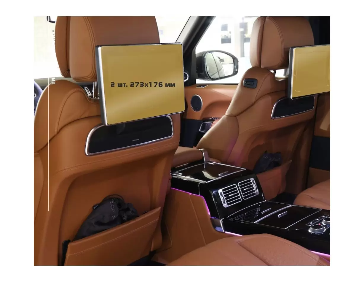 Land Rover Range Rover (L405) 2012-2017 Multimedia Vetro Protettivo HD trasparente di navigazione Protezione