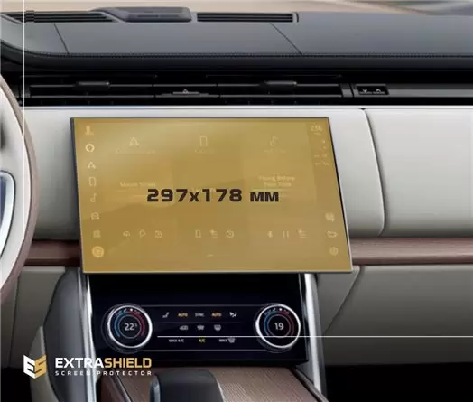 Land Rover Range Rover (L405) 2017 - Present Passenger monitors (2 pcs,) Vetro Protettivo HD trasparente di navigazione Protezio