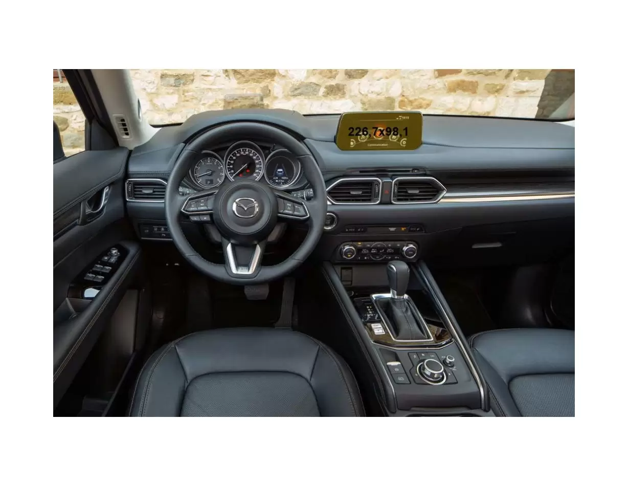 Mazda CX-5 2016 - Present Multimedia 8" Vetro Protettivo HD trasparente di navigazione Protezione