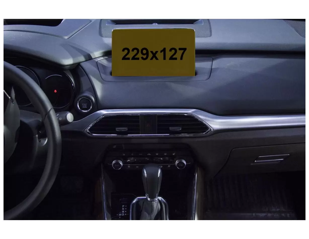 Mazda CX-9 2020 - Present Multimedia 8,8" Vetro Protettivo HD trasparente di navigazione Protezione