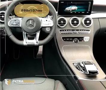 Mercedes-Benz C-class (S206/W206) 2021 - Present Color multifunction display 10.25" Vetro Protettivo HD trasparente di navigazio