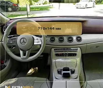 Mercedes-Benz CLS (C257) 2017 - Present Digital Speedometer + Multimedia 12,3" Vetro Protettivo HD trasparente di navigazione Pr