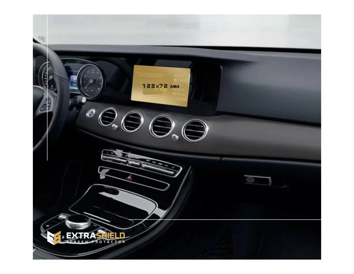 Mercedes-Benz E-class (S213/C238/A238/W213) 2016 - Present Multimedia Vetro Protettivo HD trasparente di navigazione Protezione