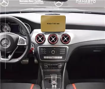 Mercedes-Benz GL (X166) 2012 - 2015 Multimedia 8,4" Vetro Protettivo HD trasparente di navigazione Protezione