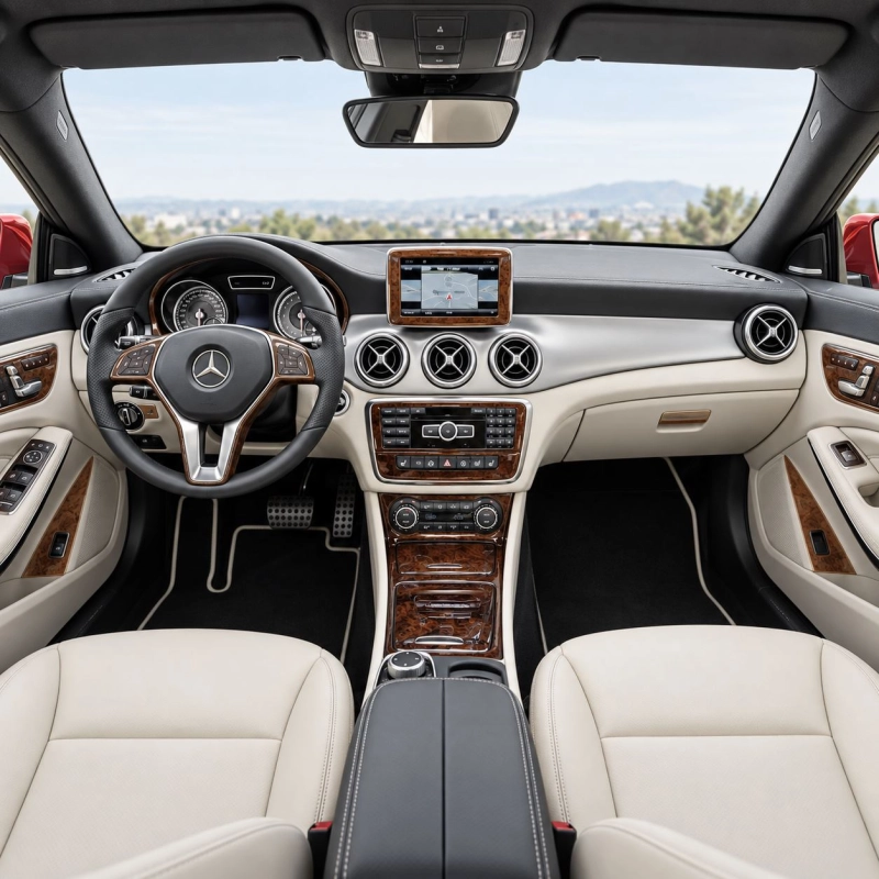 Mercedes-Benz GLA-Class 2014-2020 kit rivestimento cruscotto e interni 3D 46 pezzi