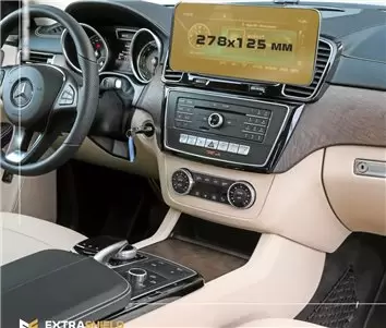 Mercedes-Benz GLE (W166/C292) 2015 - 2019 Multimedia 8,4" Vetro Protettivo HD trasparente di navigazione Protezione