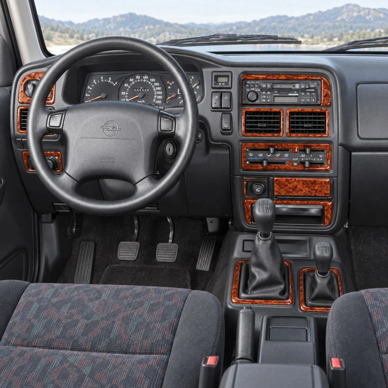 Opel Frontera 1995-1998 kit rivestimento cruscotto e interni 3D 13 pezzi