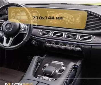 Mercedes-Benz GLE (W167) 2015 - 2019 Multimedia 10,3" Vetro Protettivo HD trasparente di navigazione Protezione