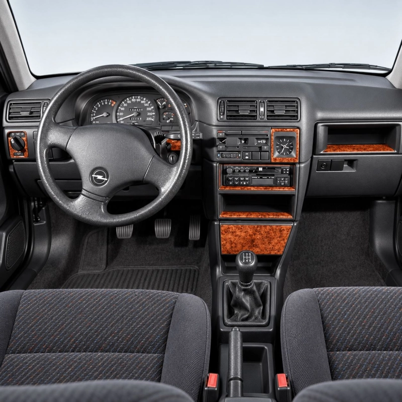 Opel Vectra A 1987-1995 kit rivestimento cruscotto e interni 3D 12 pezzi