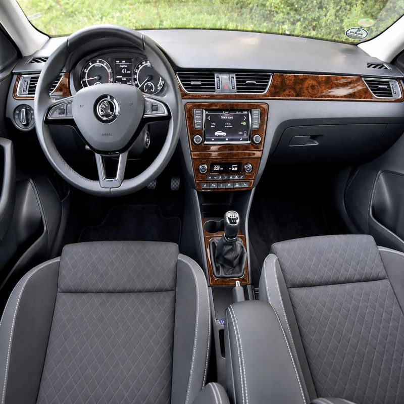 Skoda Rapid 2018 kit rivestimento cruscotto e interni 3D 11 pezzi