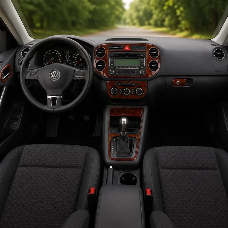 Volkswagen Tiguan 2009-2009 set completo, Automatic AC kit cruscotto 3D