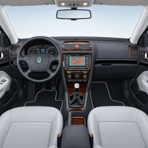 Skoda Octavia A5 1Z 2009-in poi kit rivestimento cruscotto e interni 3D 11 pezzi