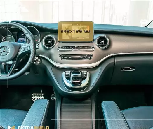 Mercedes-Benz SL-Class 2022 - Present Digital Speedometer Vetro Protettivo HD trasparente di navigazione Protezione