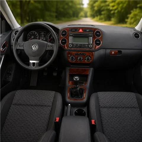 Volkswagen Tiguan 2009-2009 set completo, cambio manuale AC kit cruscotto 3D