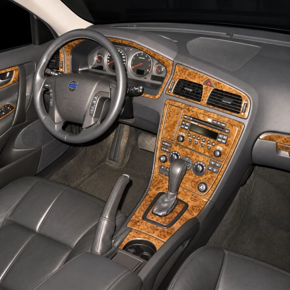 Volvo S60 2005-in poi set completo, 6 CD Changer kit rivestimento cruscotto e interni 3D