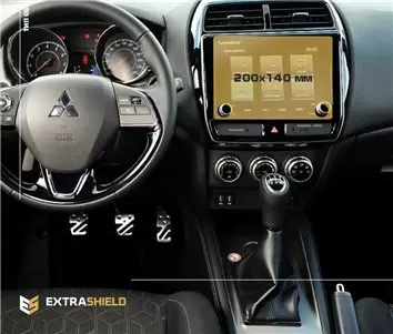 Mitsubishi ASX 2019 - Present Multimedia 8" Vetro Protettivo HD trasparente di navigazione Protezione