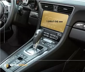 Porsche 911 (991) 2016 - 2020 Multimedia Sound Package Plus 7" Vetro Protettivo HD trasparente di navigazione Protezione