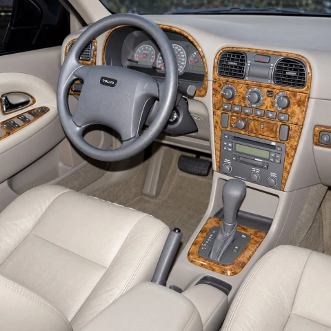 Volvo S40 2001-2003 set completo kit rivestimento cruscotto e interni 3D