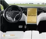 Tesla Model X 2015 - Present Multimedia 17" Vetro Protettivo HD trasparente di navigazione Protezione