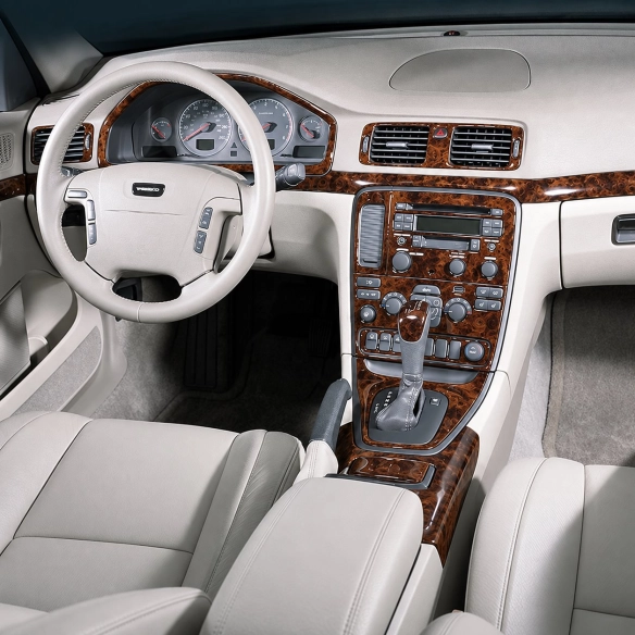 Volvo S80 2004-2006 set completo; con CD and Compact Casette audio kit rivestimento cruscotto e interni 3D