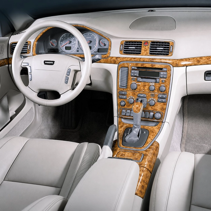 Volvo S80 2004-2006 set completo; con CD kit rivestimento cruscotto e interni 3D