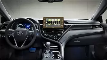Toyota Camry XI (XV70) 2021 - Present Multimedia 9" Vetro Protettivo HD trasparente di navigazione Protezione