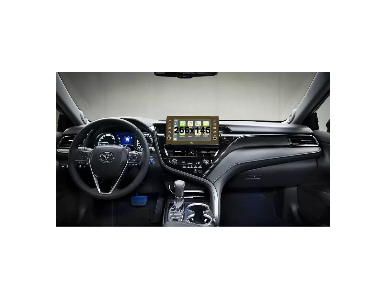 Toyota Camry XI (XV70) 2021 - Present Multimedia 9" Vetro Protettivo HD trasparente di navigazione Protezione