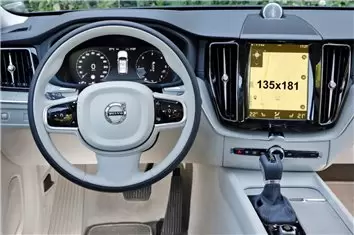 Volvo XC60 2017 - Present Multimedia 9" Vetro Protettivo HD trasparente di navigazione Protezione