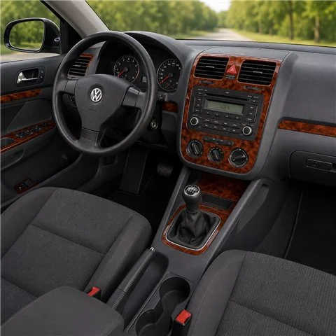 Volkswagen Jetta 2005-2009 cambio manuale, climatizzatore kit cruscotto 3D