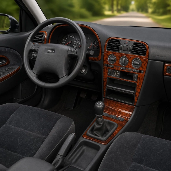 Volvo V40 2002-in poi set completo kit rivestimento cruscotto e interni 3D 26 pezzi