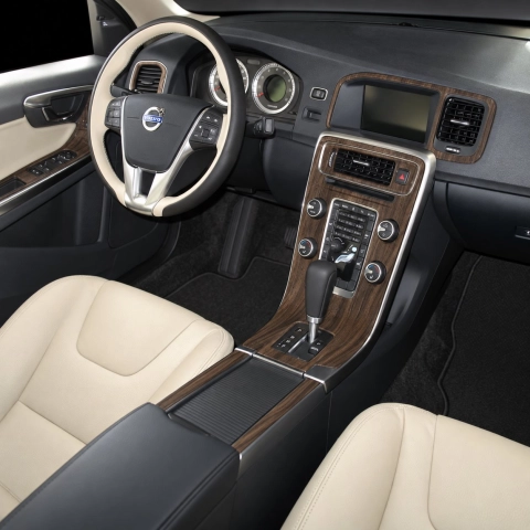 Volvo S 60 2012-in poi kit rivestimento cruscotto e interni 3D 12 pezzi