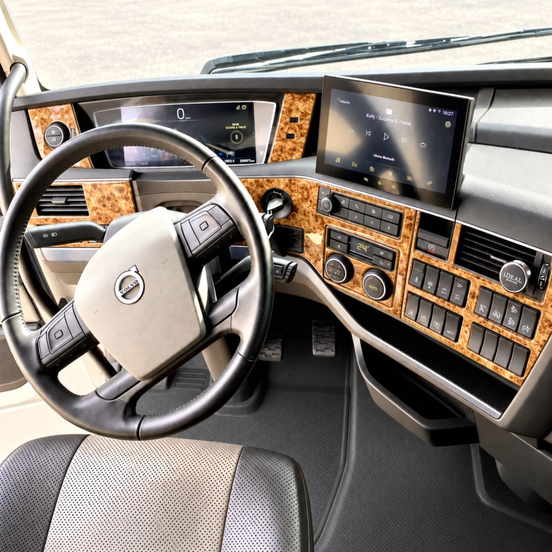 Volvo FH Version 5 2020-in poi kit rivestimento cruscotto e interni 3D 11 pezzi