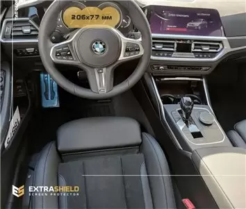 BMW 3 Series (F30) 2011 - 2015 Multimedia 8,8" Vetro Protettivo HD trasparente di navigazione Protezione