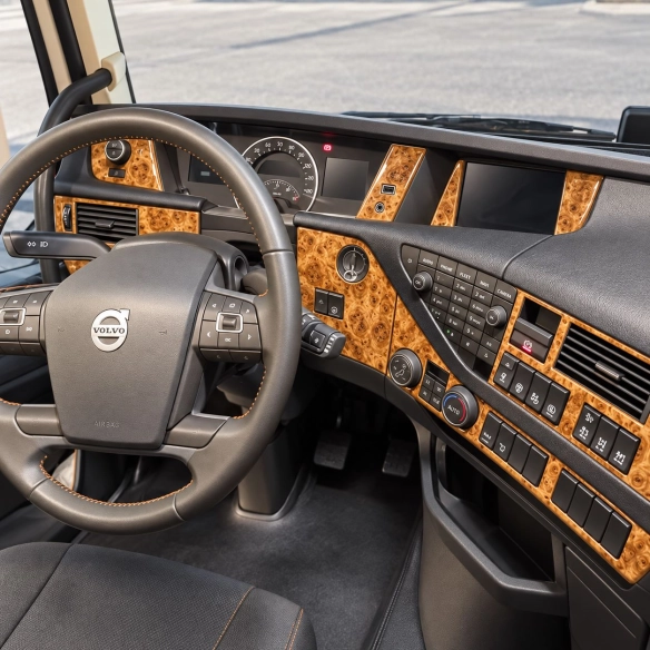 Volvo FH Version 4 2013-in poi kit rivestimento cruscotto e interni 3D 11 pezzi