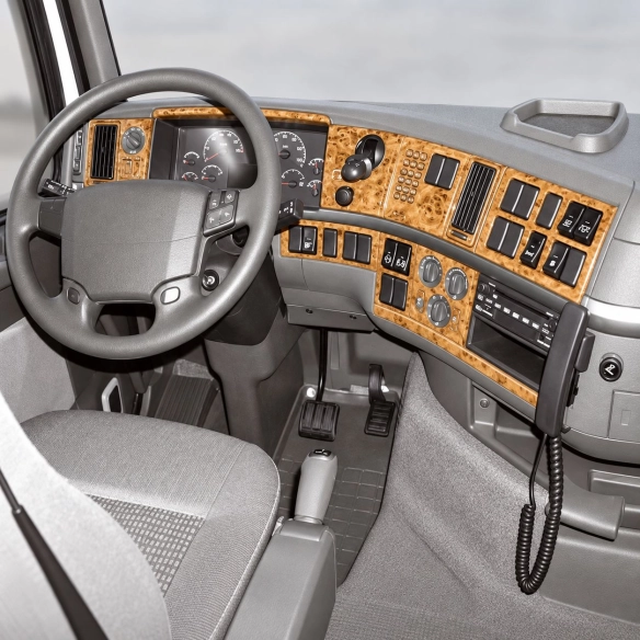 Volvo FH12 FH16 FM Vers 2002-2012 kit rivestimento cruscotto e interni 3D 23 pezzi