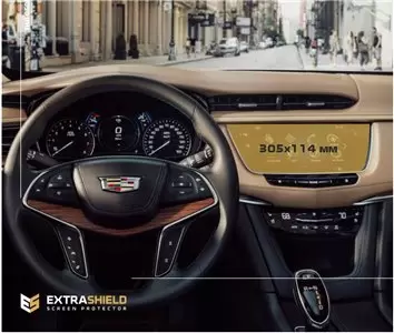 Cadillac Escalade 2021 - Present Passenger monitors (2 pcs,) Vetro Protettivo HD trasparente di navigazione Protezione