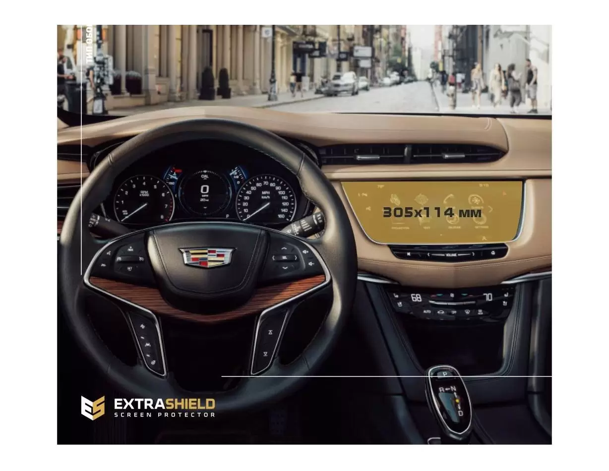 Cadillac Escalade 2021 - Present Passenger monitors (2 pcs,) Vetro Protettivo HD trasparente di navigazione Protezione