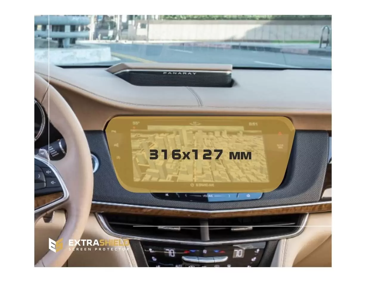 Cadillac XT4 2018 - Present Multimedia 8" Vetro Protettivo HD trasparente di navigazione Protezione