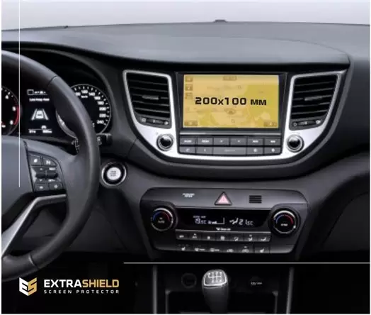 Hyundai Staria 2021 - Present Digital Speedometer Vetro Protettivo HD trasparente di navigazione Protezione