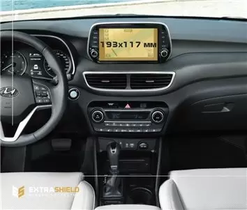 Hyundai Sonata 2019 - Present Multimedia 8" Vetro Protettivo HD trasparente di navigazione Protezione