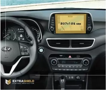 Hyundai Staria 2021 - Present Multimedia + climate-control Vetro Protettivo HD trasparente di navigazione Protezione