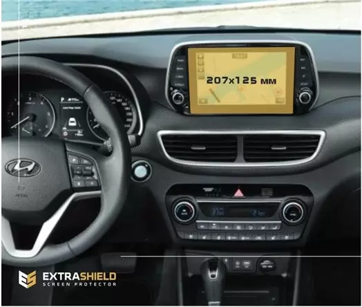 Hyundai Staria 2021 - Present Multimedia + climate-control Vetro Protettivo HD trasparente di navigazione Protezione