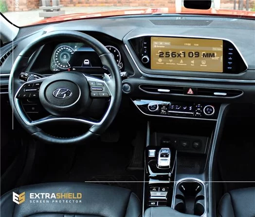 Hyundai Santa Fe 2021 - Present Multimedia 10,25" Vetro Protettivo HD trasparente di navigazione Protezione