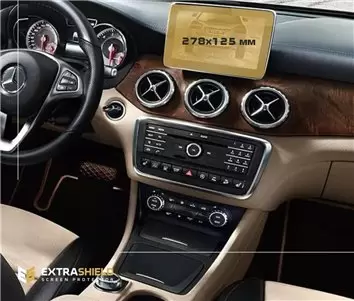 Mercedes-Benz GLA (X156) 2017 - 2020 Multimedia 8" Vetro Protettivo HD trasparente di navigazione Protezione